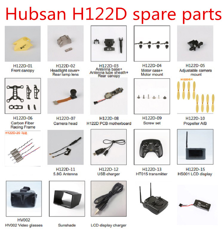 Holy Stone Drone Hs720 - Hubsan-قطع غيار للطائرة بدون طيار للتحكم