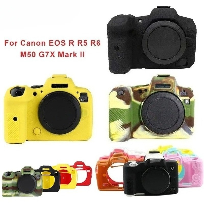 غطاء سيليكون المطاط سيليكون غط - مراجعة Canon Camera Eos M50 Mark Ii وسعره