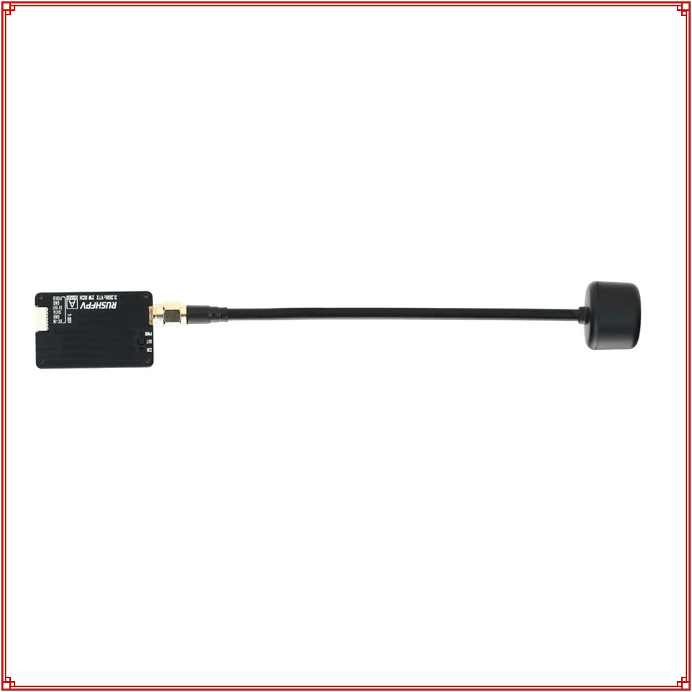 جهاز إرسال RUSHFPV 3.3G 2W VTX - مراجعة Fpv Drone Transmitter وسعره