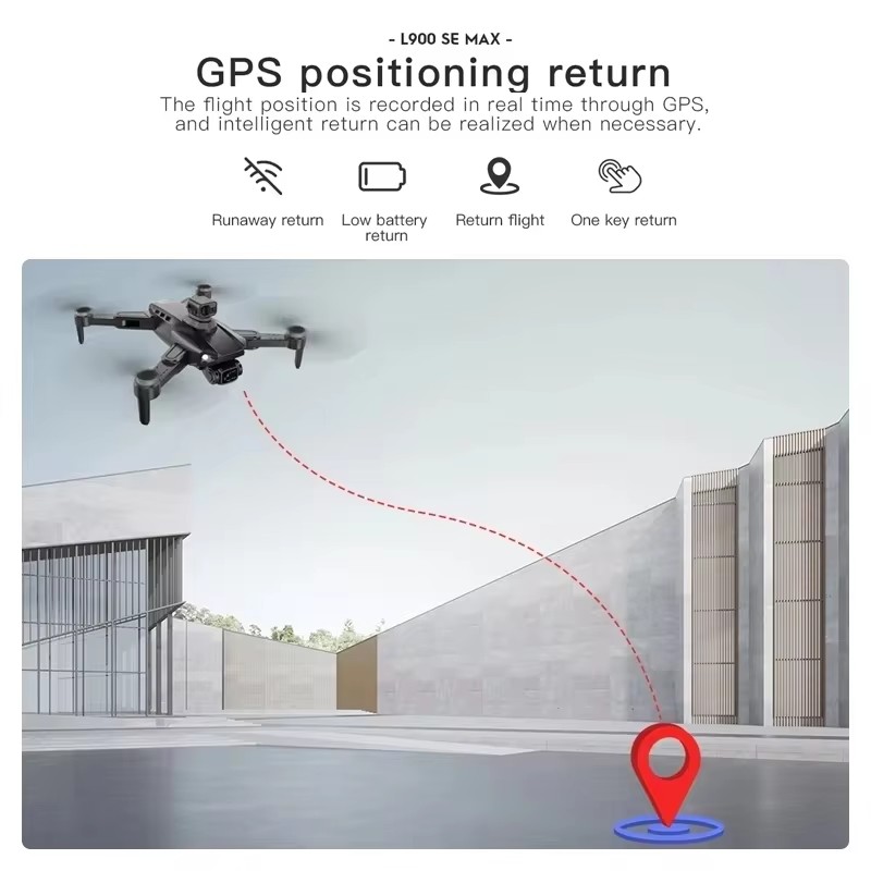 L900 Pro SE MAX GPS Drone 4K ك - مراجعة Jjrc Drone X12 وسعره