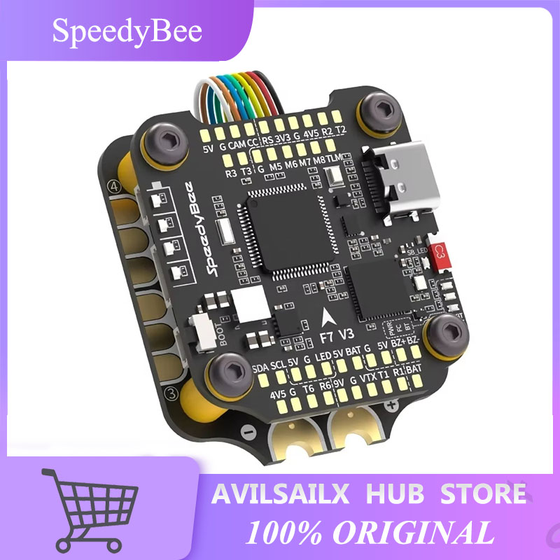 مجموعة SpeedyBee F7 V3 BL32 50 - مراجعة Betaflight Fc Blheli 32 وسعره